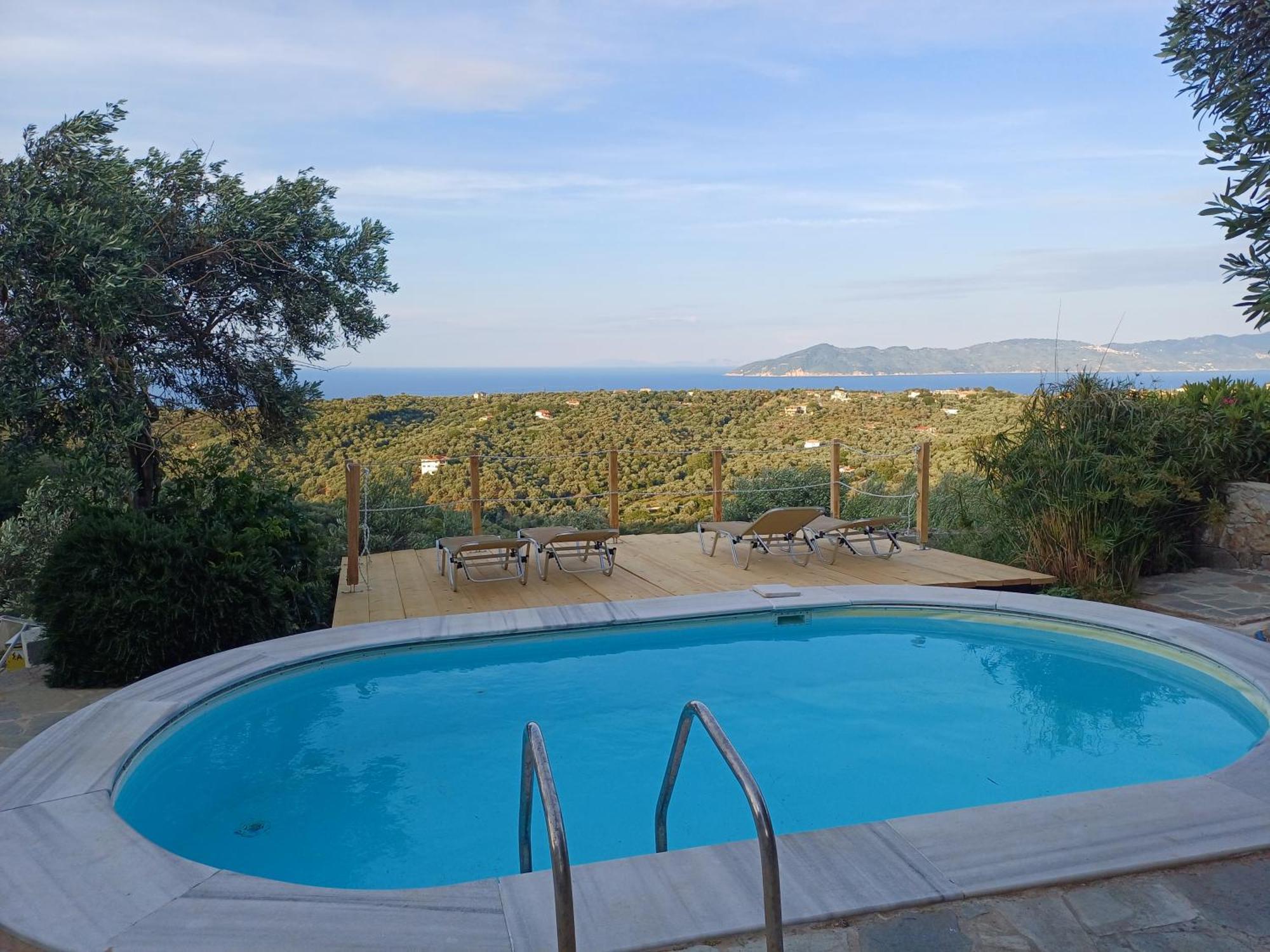 Hikers Villa Trail 5 & 6 Moni Evaggelistrias Exterior foto